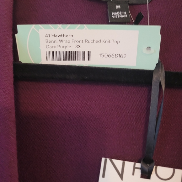 Womens Ruched Knit Top - Picture 3 of 4